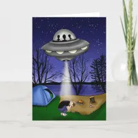 UFO Extraterrestrial Abduction Alien Card