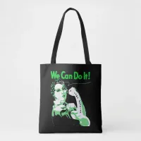 Lyme Disease awareness "We Can Do It" Tote Bag