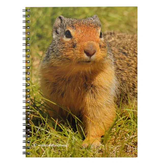 A Twitchy-Nosed Columbian Ground Squirrel Notebook