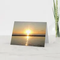 Beautiful Sunset Greetings Card