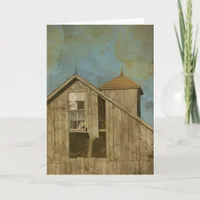 Grunge Barn Card