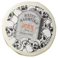 Tombstone and Skulls ID216 Sugar Cookie