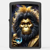 Golden Ape's Cosmic Toast Zippo Lighter