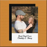 Instagram Add Photo Quote Names Best Dad Ever Card