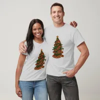 Funny Pizza Christmas Tree T-Shirt