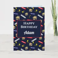 Happy Birthday Realtor Estate Agent Realty Fun Card