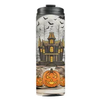 Retro Halloween  Thermal Tumbler