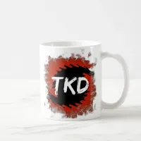 Red and Black TKD Hurricane Coffee Mug