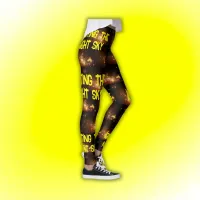 Fireworks of Star Formation Yellow | Leggings