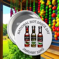 National Hot Sauce Day | January 22nd  Button
