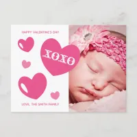 Valentine's Day Photo Holiday Poem Personalized Postcard