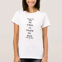 Untying The Knot Divorce Blues Slogan T-Shirt