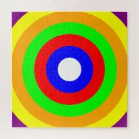 Almost Rainbow Rings Difficult Jigsaw Puzzle