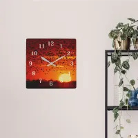 Migration of the Blackbirds at Quivira Square Wall Clock