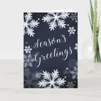 snowflakes Corporate Christmas Card