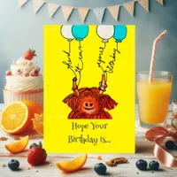 Funny Mammoth Birthday Greeting Card