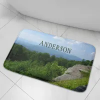 Personalized Mountains Landscape Shenandoah Park Bath Mat