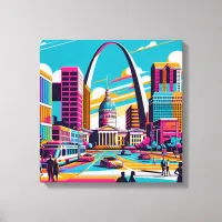 St Louis, Missouri | The Gateway Arch  Canvas Print