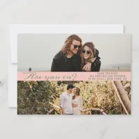 Pink Sage Simple Script Two Photo Gallery QR CODE Save The Date