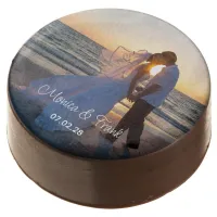 Personalized Wedding Photo Chocolate Covered Oreo