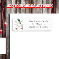 Add Your Child's Artwork to this   Label