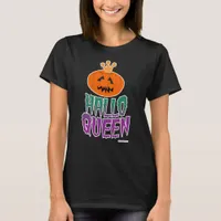 Halloween Queen Illustrated Cartoon Style Slogan T-Shirt