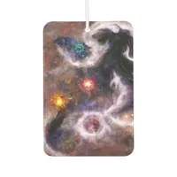 A Captivating Abstract Galactic Nebula Air Freshener