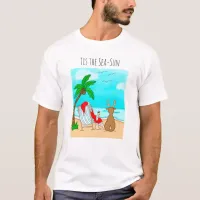 Tis the Sea-Sun Snowbird Christmas T-Shirt