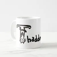 Mug - Cat Letter T with name