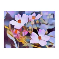 Purple Pink Blue Beautiful Floral Acrylic Print