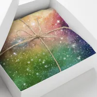 Rainbow Space Galaxy Tissue Paper