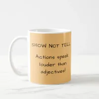 Orange Funny Writer's Tip Author Writer Gift Coffee Mug