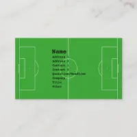 soccer business cards -