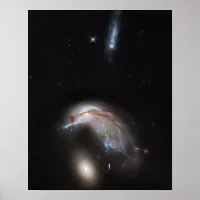 Colliding Galaxies Poster