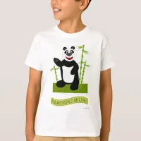 Sweet  Panda-monium Panda Bear Cartoon T-Shirt