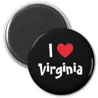 I Love Virginia Magnet