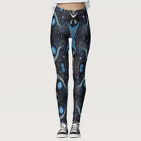 Aztec art,  vibrant, reflecting the culture leggings