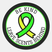 Multiple Chemical Sensitivity MCS Awareness  Classic Round Sticker