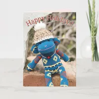 Sock Monkey - Native American Christmas Cards