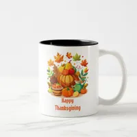 Thanksgiving Two-Tone Coffee Mug