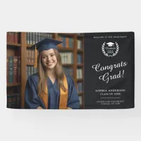 Classy Personalized Congratulations Graduate Photo Banner