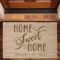 Home Sweet Home Personalized Doormat