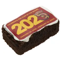 Red Gold Year of the Snake 2025 Brownie