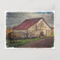 A Rustic Barn Postcard