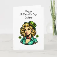 Flirty St Patrick's Day  Card