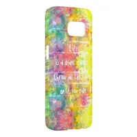 [Painter's Cloth]  Distressed Rainbow Tie-Dye Samsung Galaxy S7 Case