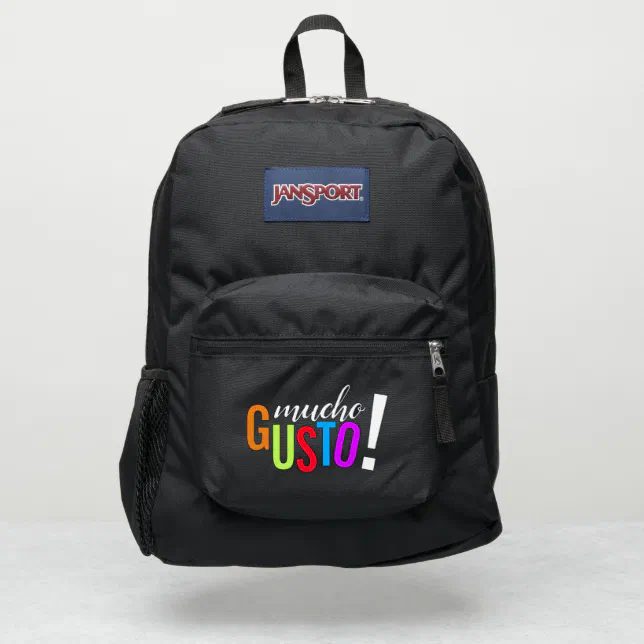 Colorful Mucho Gusto! Pleased to Meet You JanSport Backpack