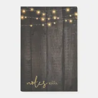 String Lights and Sunset Wedding ID525 Post-it Notes