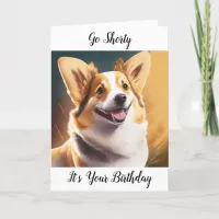 Cute Corgi Pun Birthday Card
