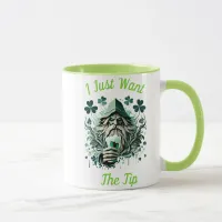 Whimsical Leprechaun Savoring A Brew Mug